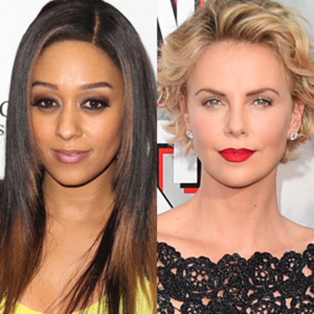 Tia Mowry Talks Charlize Theron's SoulCycle Snub—Watch Now! - E! Online